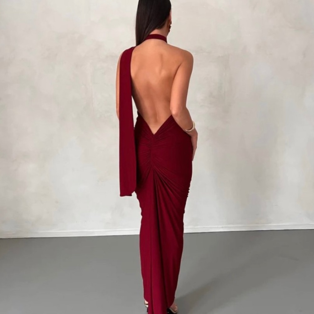 Melani the Label wine Leoni dress size small